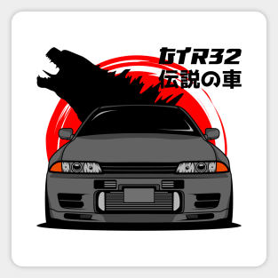 JDM Grey R32 Magnet